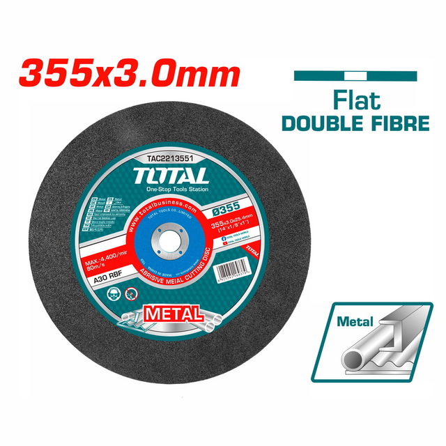 TOTAL METAL CUTTING DISC 355 X 3mm (TAC2213551)