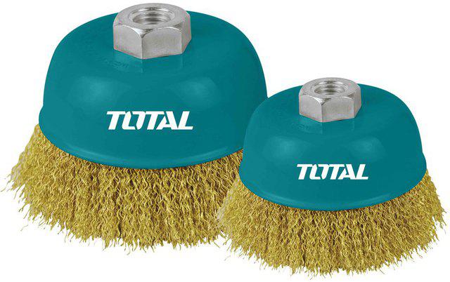 TOTAL WIRE CUP BRUSHES 100mm (TAC31041)