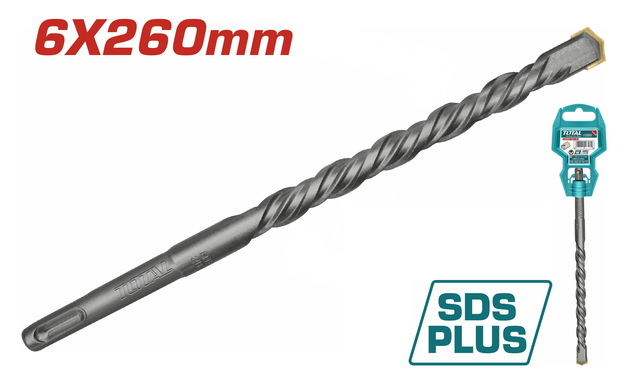 TOTAL SDS plus hammer drill 6 X 260mm (TAC310604)