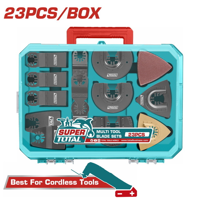 TOTAL Multi tool blade set 23pcs for TMLI2022 (TAKTMT2301)