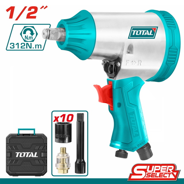 TOTAL Air impact wrench set 1/2