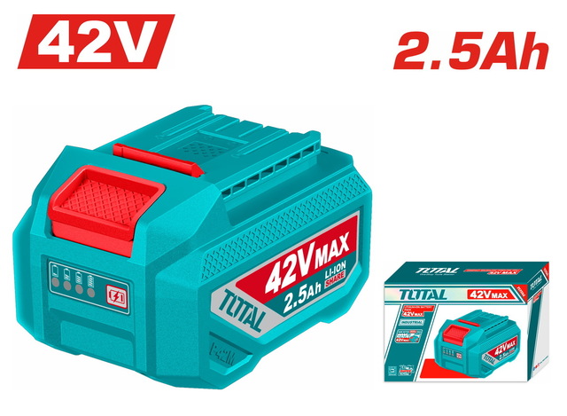 TOTAL ΕΠΑΓΓ. ΜΠΑΤΑΡΙΑ Li-ion 42V / 2.5Ah (TFBLI42251E)