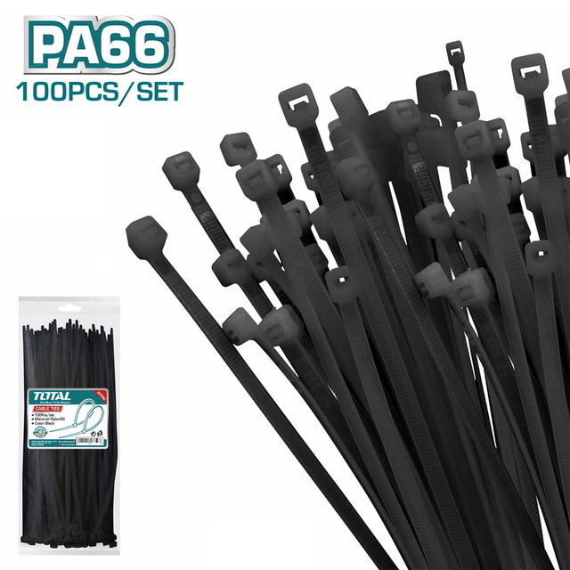 TOTAL Cable ties 250 X 4.8mm 100pcs (THTCTB25048)