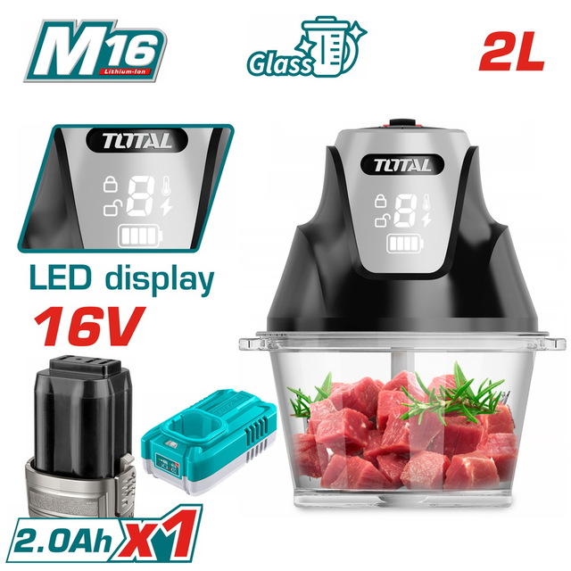 TOTAL ΠΟΛΥΚΟΠΤΗΣ Multi ΜΠΑΤ. Li-ion 16V / 2Lit / 2Ah / 1 ΜΠΑΤ (TMG029K)