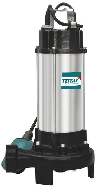TOTAL INOX SEWAGE WATER SUBMERSIBLE PUMP WITH CUTTING BLADE 1.500W (TWP715001)