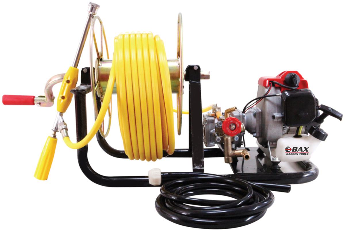 BAX GASOLINE SPRAYING SYSTEM 2-STROKE WITH PIPE RACK AND HOSE 30m 26cc (B-980)