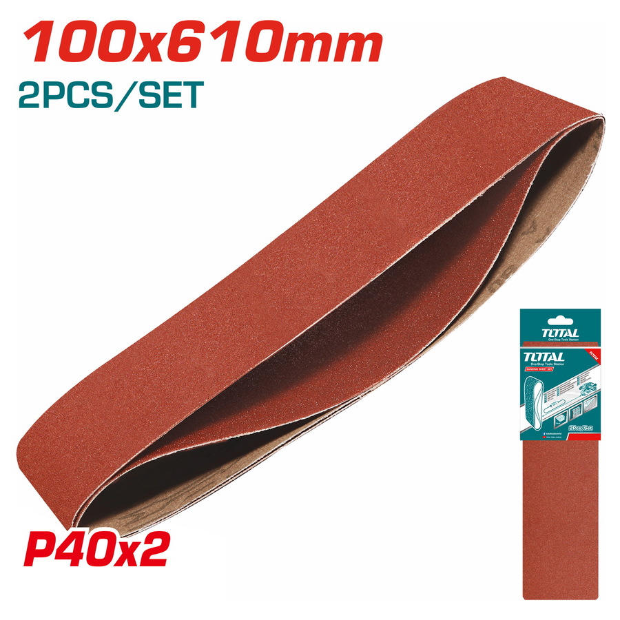 TOTAL Sanding sheet set (TAC750402)