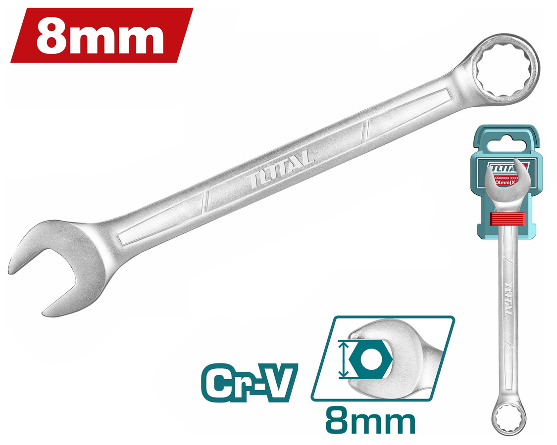 thumbnail image 2 of Powertime 8mm Combination Spanner – LS08-PT, Metric, Lifetime Warranty 2 of 5