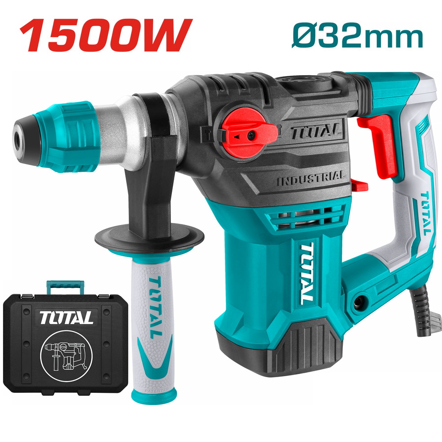 Rotary Hammers TOTAL ROTARY HAMMER SDS-PLUS 1.500W (TH1153216)