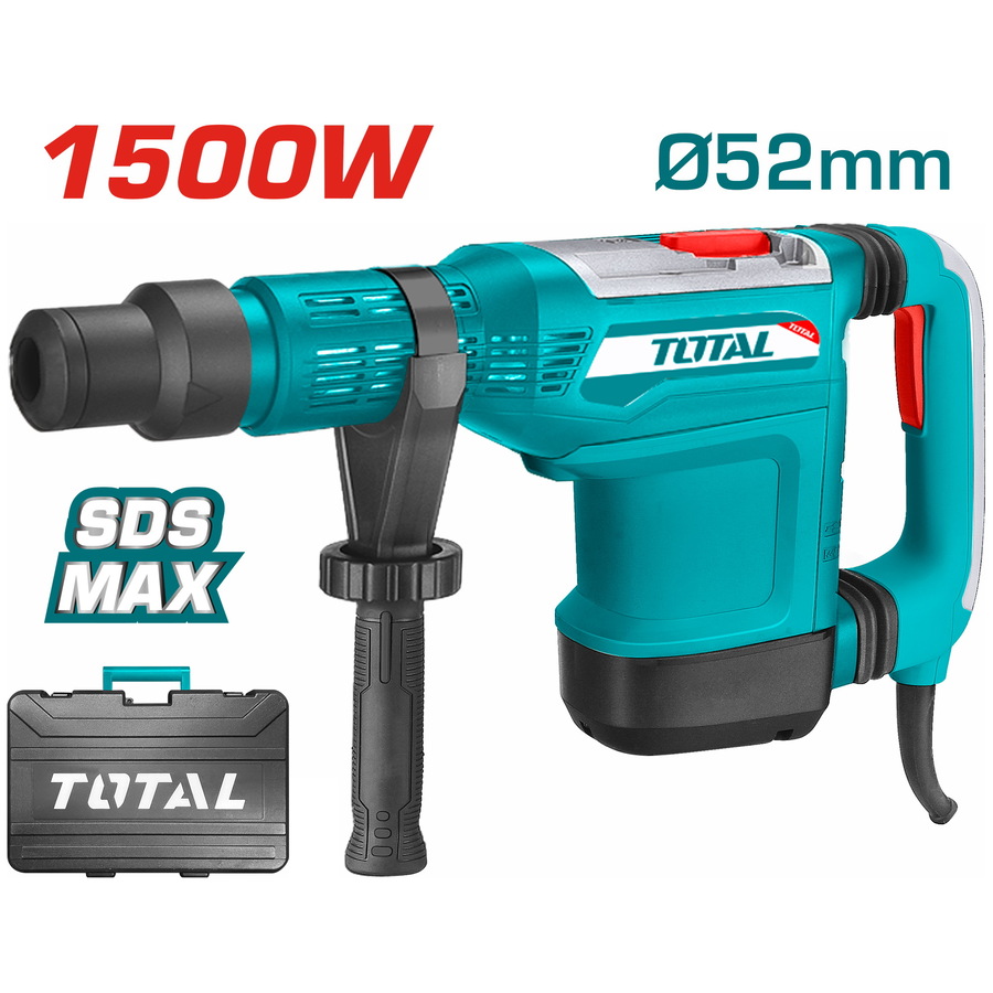 TOTAL Rotary hammer sds-max 1.500W (TH115526)
