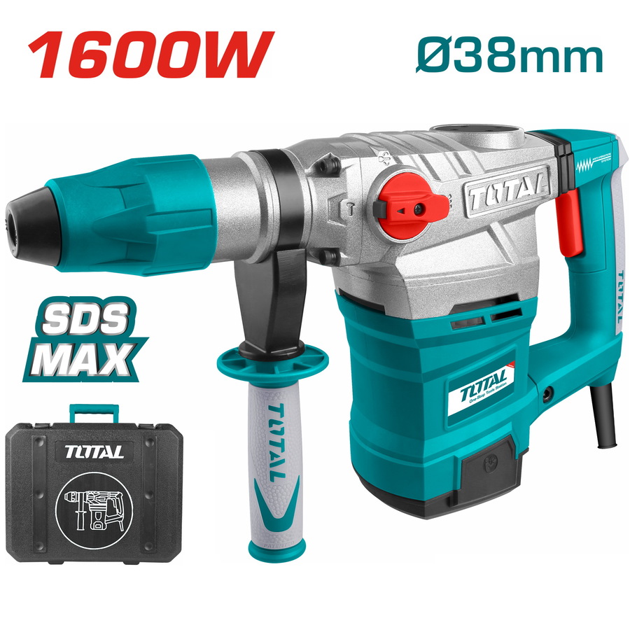 Rotary Hammers TOTAL ROTARY HAMMER SDS-MAX 1.600W (TH116386)