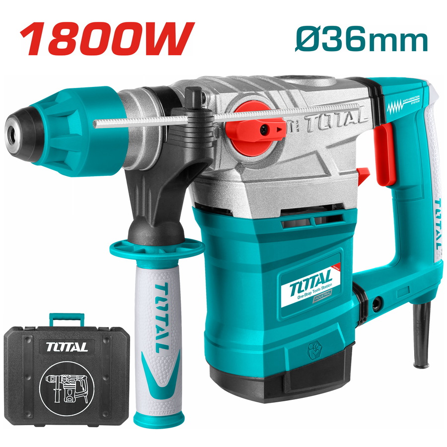 TOTAL ROTARY HAMMER SDS-PLUS 1.800W (TH118366)