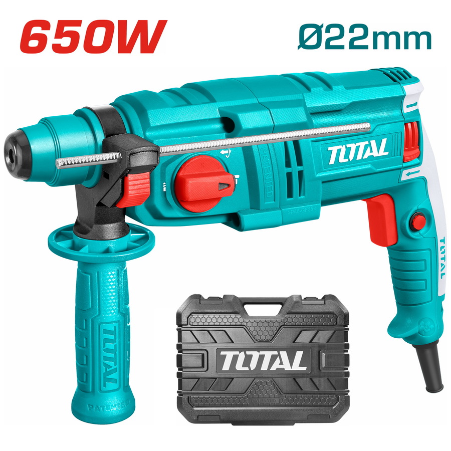 TOTAL Rotary hammer SDS-PLUS 650W (TH306236)