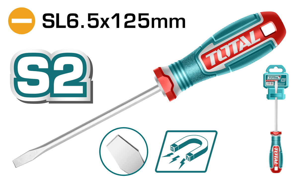 TOTAL Slotted screwdriver (TSDSL6125)