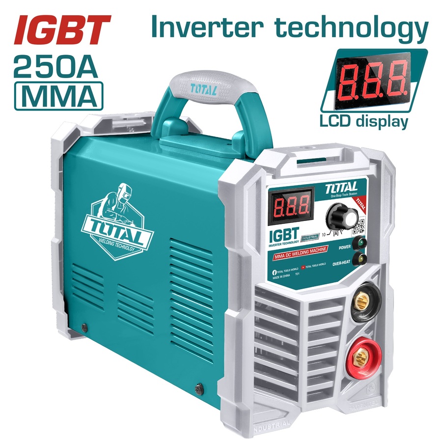TOTAL Inverter MMA Welding machine 250A (TW22506)