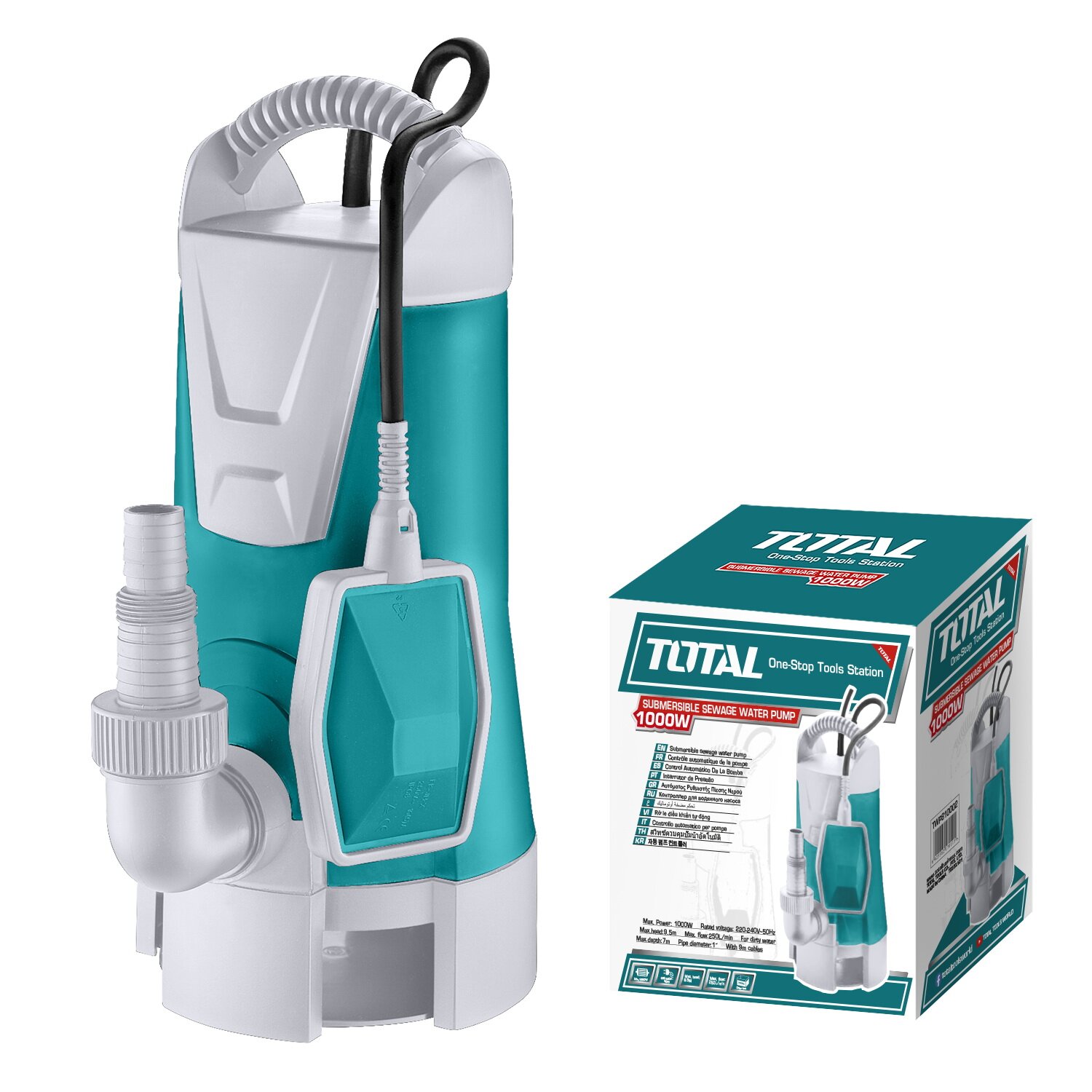 TOTAL SUBMERSIBLE PUMP 1.000W (TWP810002)