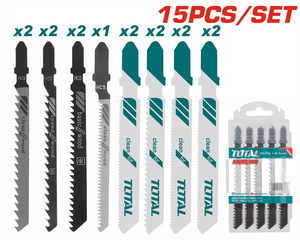 TOTAL Jig saw blade set 15pcs (TAC1501)