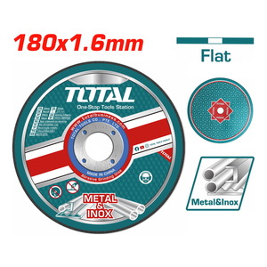 TOTAL Abrasive metal cutting disc 180 X 1.6mm (TAC2161801)