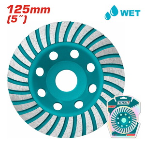 TOTALSegmented Turbo Cup Grinding Wheel 125mm (TAC2411251)