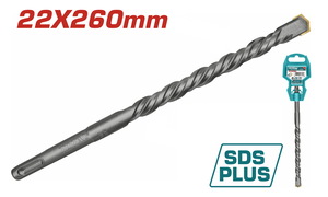 TOTAL ΔΙΑΜΑΝΤΟΤΡΥΠΑΝΟ SDS-PLUS 22 X 260mm (TAC312203)