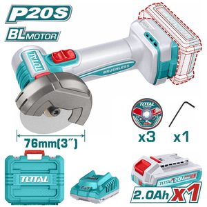 TOTAL Cordless mini cut-off tool (TAGLI207625E)