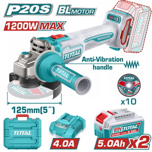 TOTAL Cordless angle grinder (TAGLI2120272E)