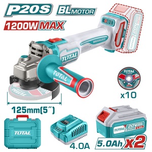 TOTAL Cordless angle grinder (TAGLI2212532E)