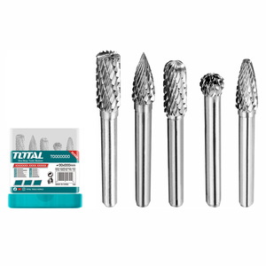 TOTAL Tungsten carbide rotary burrs set (TAKC0651)