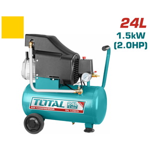 TOTAL Air compressor 1.5kW / 2HP / 24Lit (TC1202411)