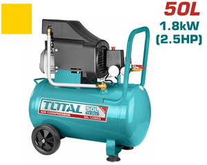 TOTAL Air compressor 1.8kW / 2.5HP / 50Lit (TC1255011)