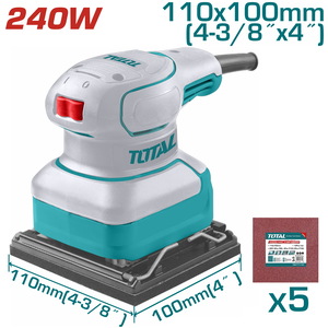 TOTAL Palm sander 240W (TF2241108)