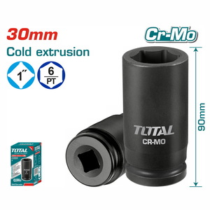 TOTAL 1”DR. Impact Socket 30mm (THHISD0130L)