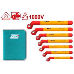 TOTAL 7PCS insulated ring wrench set (THKISPA0702)