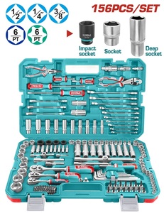 TOTAL 156 Pcs combination tools set (THKTHP21566)
