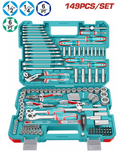 TOTAL 149 Pcs Combination tools set (THKTHP61497)