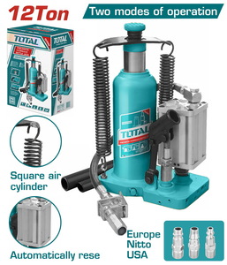TOTAL Pneumatic hydraulic bottle jack (ΤΗΤ109126)