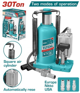 TOTAL Pneumatic hydraulic bottle jack (ΤΗΤ109306)