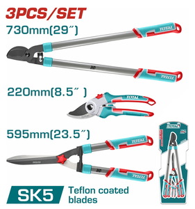 TOTAL 3 Pcs garden shears set (THT1576133)