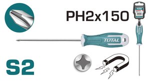 TOTAL PH SCREWDRIVER PH2 X 150mm (THT26PH2150)