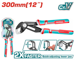 TOTAL Quick-open pump pliers (THT381206)