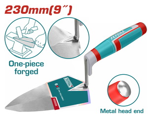 TOTAL Integrated forged bricklaying trowel (THT82909)