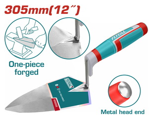 TOTAL Integrated forged bricklaying trowel (THT82912)