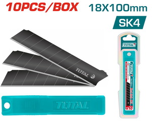TOTAL 10 Pcs 18mm knife blades set (THTCB181)