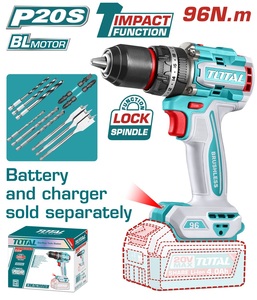 TOTAL Brushless cordless impact drill (TIDLI209681)