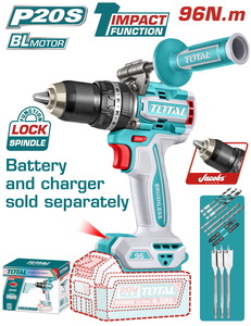 TOTAL Brushless cordless impact drill (TIDLI209685)