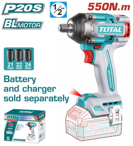 TOTAL Cordless impact wrench (TIWLI20551)
