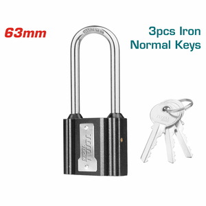 TOTAL Long shackle iron padlock 63mm (TLK31631L)