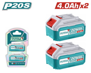 TOTAL P20S Lithium-Ion battery kit 20V / 4Ah (TOSLI240312E)