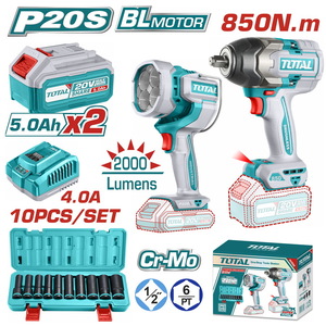 TOTAL Cordless 2 Pcs combo kit (TOSLI241181E)