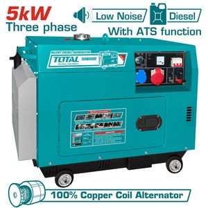 TOTAL SILENT DIESEL GENERATOR 5.000W WITH ATS (TP250003-1)